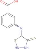 3-[(4-Mercapto-1,2,3-thiadiazol-5-yl)amino]benzoic acid