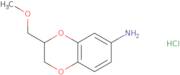 [3-(Methoxymethyl)-2,3-dihydro-1,4-benzodioxin-6-yl]amine hydrochloride