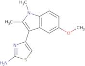 4-(5-Methoxy-1,2-dimethyl-1H-indol-3-yl)-1,3-thiazol-2-amine