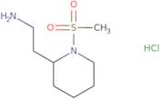 {2-[1-(Methylsulfonyl)piperidin-2-yl]ethyl}amine hydrochloride