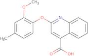 2-(2-Methoxy-4-methylphenoxy)quinoline-4-carboxylic acid