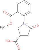 1-[2-(Methoxycarbonyl)phenyl]-5-oxopyrrolidine-3-carboxylic acid