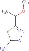 5-(1-Methoxyethyl)-1,3,4-thiadiazol-2-amine