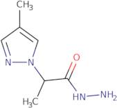 2-(4-Methyl-1H-pyrazol-1-yl)propanohydrazide