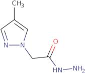 2-(4-Methyl-1H-pyrazol-1-yl)acetohydrazide
