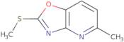 5-Methyl-2-(methylthio)[1,3]oxazolo[4,5-b]pyridine