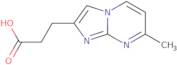 3-(7-Methylimidazo[1,2-a]pyrimidin-2-yl)propanoic acid
