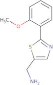 {[2-(2-Methoxyphenyl)-1,3-thiazol-5-yl]methyl}amine