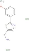 {[2-(3-Methoxyphenyl)-1,3-thiazol-5-yl]methyl}amine dihydrochloride