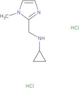 N-[(1-Methyl-1H-imidazol-2-yl)methyl]cyclopropanamine dihydrochloride