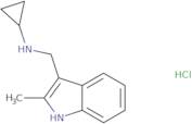 N-[(2-Methyl-1H-indol-3-yl)methyl]cyclopropanamine hydrochloride