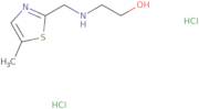 2-{[(5-Methyl-1,3-thiazol-2-yl)methyl]amino}ethanol dihydrochloride