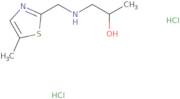 1-{[(5-Methyl-1,3-thiazol-2-yl)methyl]amino}propan-2-ol dihydrochloride