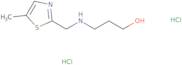 3-{[(5-Methyl-1,3-thiazol-2-yl)methyl]amino}propan-1-ol dihydrochloride