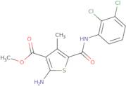 Methyl 2-amino-5-{[(2,3-dichlorophenyl)amino]carbonyl}-4-methylthiophene-3-carboxylate