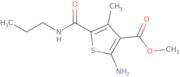 Methyl 2-amino-4-methyl-5-[(propylamino)carbonyl]thiophene-3-carboxylate