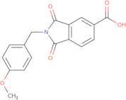 2-(4-Methoxybenzyl)-1,3-dioxoisoindoline-5-carboxylic acid