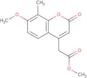 Methyl (7-methoxy-8-methyl-2-oxo-2H-chromen-4-yl)acetate