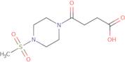 4-[4-(Methylsulfonyl)piperazin-1-yl]-4-oxobutanoic acid