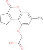 [(7-Methyl-4-oxo-1,2,3,4-tetrahydrocyclopenta[c]chromen-9-yl)oxy]acetic acid