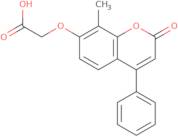 [(8-Methyl-2-oxo-4-phenyl-2H-chromen-7-yl)oxy]acetic acid