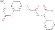 (2S)-({[(4-Methyl-2-oxo-2H-chromen-7-yl)oxy]acetyl}amino)(phenyl)acetic acid