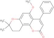 5-Methoxy-8,8-dimethyl-4-phenyl-9,10-dihydro-2H,8H-pyrano[2,3-f]chromen-2-one
