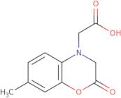 (7-Methyl-2-oxo-2,3-dihydro-4H-1,4-benzoxazin-4-yl)acetic acid
