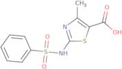 4-Methyl-2-[(phenylsulfonyl)amino]-1,3-thiazole-5-carboxylic acid