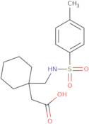 [1-({[(4-Methylphenyl)sulfonyl]amino}methyl)cyclohexyl]acetic acid