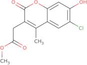 Methyl (6-chloro-7-hydroxy-4-methyl-2-oxo-2H-chromen-3-yl)acetate