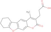 3-(4-Methyl-2-oxo-6,7,8,9-tetrahydro-2H-[1]benzofuro[3,2-g]chromen-3-yl)propanoic acid