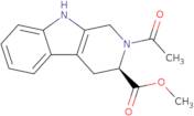 Methyl (3R)-2-acetyl-2,3,4,9-tetrahydro-1H-β-carboline-3-carboxylate