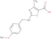 2-[(4-Methoxybenzyl)amino]-4-methyl-1,3-thiazole-5-carboxylic acid