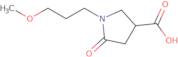 1-(3-Methoxypropyl)-5-oxopyrrolidine-3-carboxylic acid