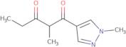 2-Methyl-1-(1-methyl-1H-pyrazol-4-yl)pentane-1,3-dione