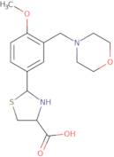 2-[4-Methoxy-3-(morpholin-4-ylmethyl)phenyl]-1,3-thiazolidine-4-carboxylic acid