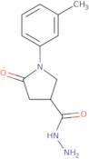 1-(3-Methylphenyl)-5-oxopyrrolidine-3-carbohydrazide