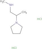 N-Methyl-2-pyrrolidin-1-ylpropan-1-amine dihydrochloride