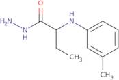 2-[(3-Methylphenyl)amino]butanohydrazide