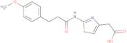 (2-{[3-(4-Methoxyphenyl)propanoyl]amino}-1,3-thiazol-4-yl)acetic acid