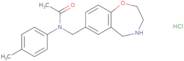 N-(4-Methylphenyl)-N-(2,3,4,5-tetrahydro-1,4-benzoxazepin-7-ylmethyl)acetamide hydrochloride