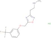 N-Methyl-2-(5-{[3-(trifluoromethyl)phenoxy]methyl}-1,2,4-oxadiazol-3-yl)ethanamine hydrochloride