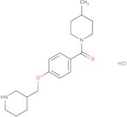 4-Methyl-1-[4-(piperidin-3-ylmethoxy)benzoyl]piperidine hydrochloride