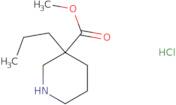 Methyl 3-propylpiperidine-3-carboxylate hydrochloride