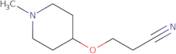 3-[(1-Methylpiperidin-4-yl)oxy]propanenitrile