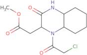 Methyl [1-(chloroacetyl)-3-oxodecahydroquinoxalin-2-yl]acetate