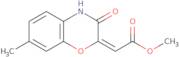 Methyl (2E)-(7-methyl-3-oxo-3,4-dihydro-2H-1,4-benzoxazin-2-ylidene)acetate