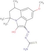 (1E)-8-Methoxy-4,4,6-trimethyl-5,6-dihydro-4H-pyrrolo[3,2,1-ij]quinoline-1,2-dione 1-thiosemicar...