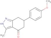 6-(4-Methoxyphenyl)-3-methyl-1,5,6,7-tetrahydro-4H-indazol-4-one